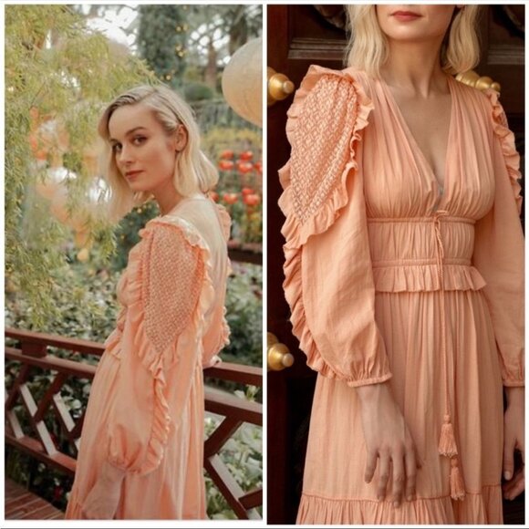 Ulla Johnson Dresses & Skirts - Ulla Johnson Dress Midi Long Sleeve Fall Boho Sheila Sz 4